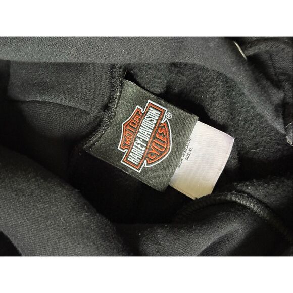 Harley Davidson Full Zip Hooded Jacket size XL Black St Paul MN Embroidery - Picture 3 of 11
